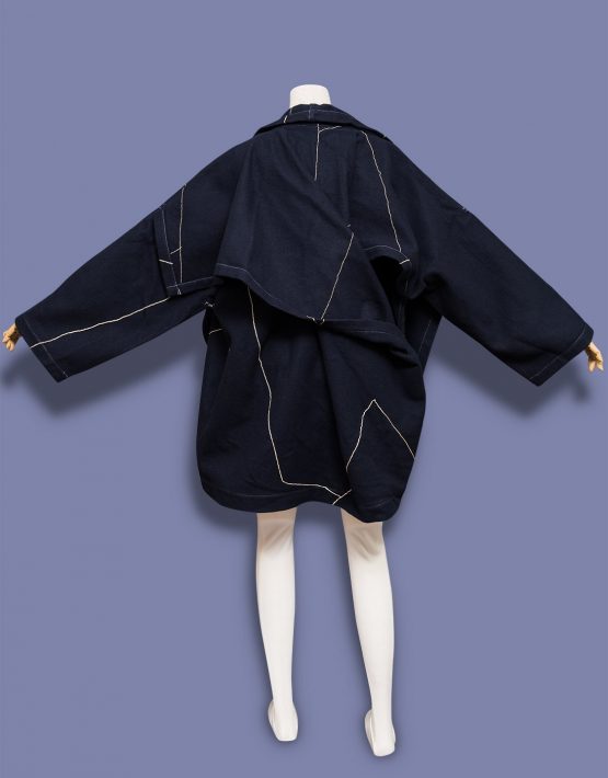 Comme Des Garcons Asymmetrical Dolman/Kimono Sleeve Wool Coat, 1980s ...