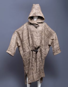 Issey Miyake Hooded Linen Knit Coat, 1970s or 1980s | Japanese Fashion ...