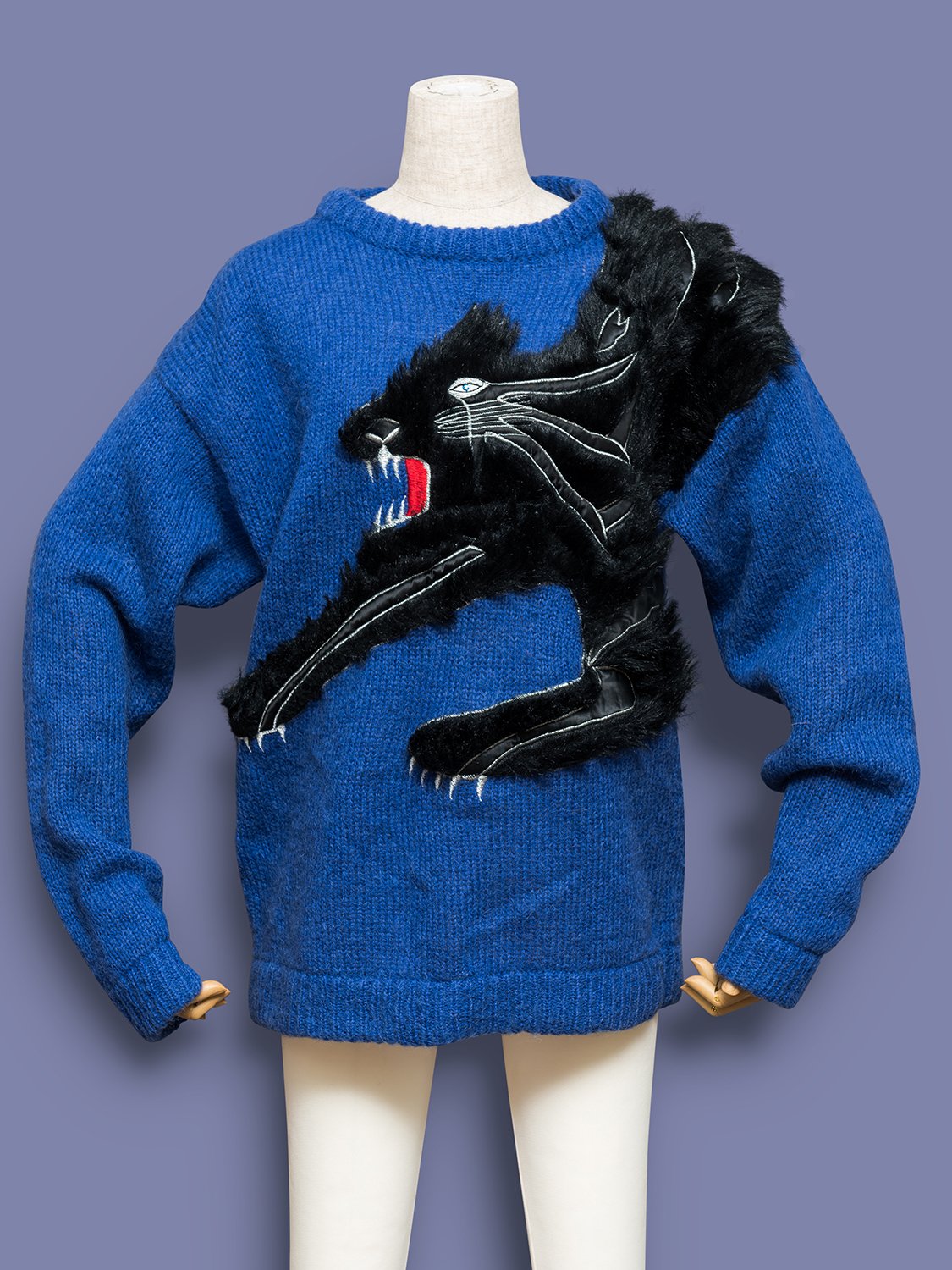 kansai yamamoto 90s multicolor mohair sweater