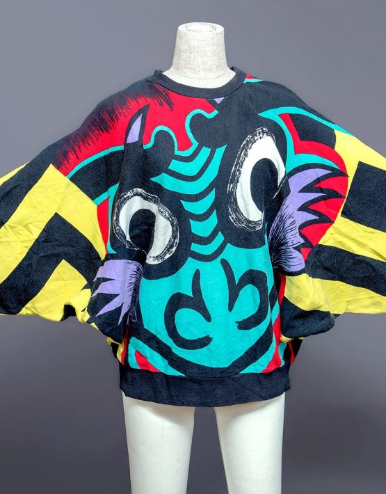 Kansai Yamamoto sweater KBS amazing pattern. – Vintage Le Monde