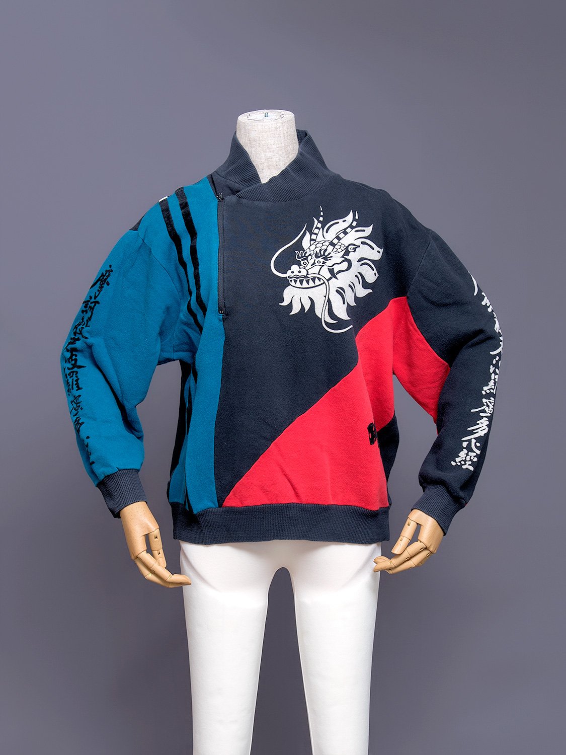 Kansai Yamamoto Zip Collar Sweatshirt, 1980s – Japanese Fashion 